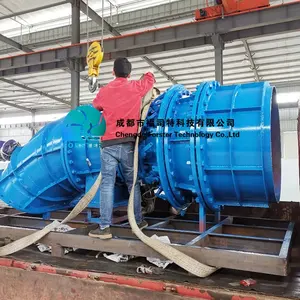 水力发电站用100 KW备选液压管式水轮发电机