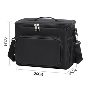 Aanpassen Logo Waterdicht Groot Formaat Geïsoleerde <span class=keywords><strong>Lunch</strong></span> Tassen Outdoor Draagbare Lunchbox Tas Rits Tassen - Product Image 4