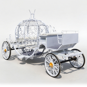 Carruaje Eléctrico de Alta Gama con Diseño de Calabaza de Princesa, Vehículo Turístico sin Caballos con Acabado Personalizado para Actividades Temáticas en Resorts - Product Image 3