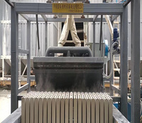 Bloc de gypse creux 620x400x200mm, ligne de production 65 kW, équipement de machinerie de construction, machine automatique hydraulique pour pavés en béton