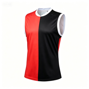 เสื้อกล้าม AFL แบบสั่งทำพิเศษ สำหรับฟุตบอลออสเตรเลีย ระบายอากาศได้ดี ลายพิมพ์แบบ Sublimation เหมาะสำหรับผู้ชาย ขายส่ง - Product Image 5