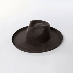 OEM Luxury Unisex Fedora <b>Hat</b> Custom Logo <b>Western</b> Wide Brim Cowboy Travel Party Custom Made <b>Hats</b> Wholesale - Product Image 5