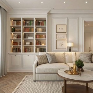 Armoire à livres autoportante en acier inoxydable avec porte en verre Nouveau design Bibliothèque antirouille durable pour chambre d'étude pour salon - Product Image 1