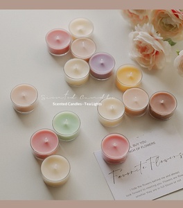 Romantic Heart Shaped <b>Tea</b> <b>Light</b> Candle Color Scented Candle Festival Birthday Atmosphere Decor Gift - Product Image 2