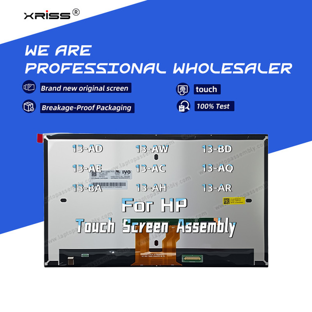 Wholesale New 13.3" for HP Spectre X360 13-AW TFT Laptop LCD Touch Screen Assembly with for CE ROHS Certified for Replacement