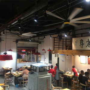 2.4m (8FT) ブラシレスHVLS天井ファン外ロタDC/AC電流付きホームウェアハウス商業およびレストラン用 - Product Image 2