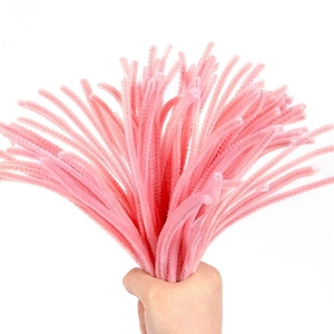 100 piezas creativas de tubo de vástago de chenilla limpiador de tuberías artesanía <span class=keywords><strong>Fuzzy</strong></span> Sticks <span class=keywords><strong>Wire</strong></span> <span class=keywords><strong>Craft</strong></span> para creativo hecho a mano Diy Art <span class=keywords><strong>Craft</strong></span> Project - Product Image 1