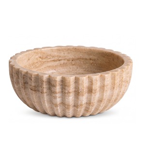 Bol élégant en marbre naturel pour servir des fruits secs, des bonbons, des collations et pour la décoration de table d'intérieur luxueuse - Product Image 5