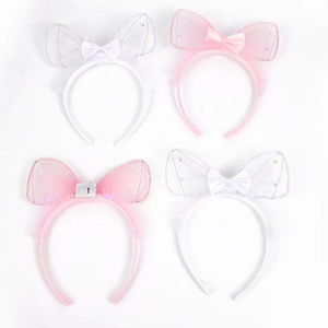Adorable Serre-tête Lumineux à Nœud LED pour Petites Filles et Enfants, Accessoire de Cheveux Brillants pour Anniversaire de Bébé, Idée <span class=keywords><strong>Cadeau</strong></span> de Noël - Product Image 2