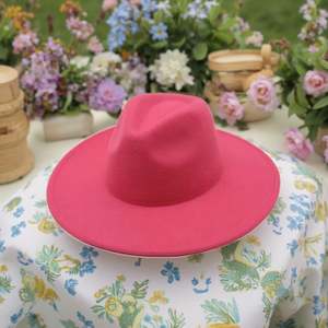 PROMOTION Chapeau Panama en fausse laine 9,5 cm, Grand Fedora à large bord pour Femme et Homme, Printemps Automne Hiver, Mode et Élégance - Product Image 3