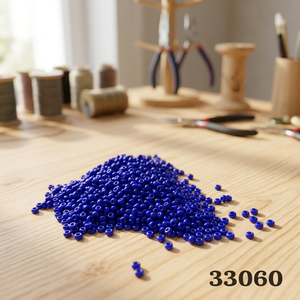 ลูกปัดเม็ดกลมสีน้ำเงินรอยัลขนาด 8'0 นิ้ว ยี่ห้อ Jaunty Preciosa (ลูกปัดคริสตัลและแก้วหลอมแบบหลอดขนาด 2 มม.) บรรจุภัณฑ์แบบแพ็คใหญ่สำหรับทำเครื่องประดับ - Product Image 3