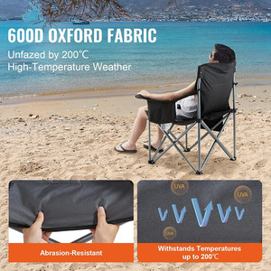 Chaise pliante d'extérieur, chaise <span class=keywords><strong>de</strong></span> <span class=keywords><strong>pêche</strong></span>, chaise <span class=keywords><strong>de</strong></span> <span class=keywords><strong>pêche</strong></span> <span class=keywords><strong>de</strong></span> nuit, chaise <span class=keywords><strong>de</strong></span> <span class=keywords><strong>pêche</strong></span> <span class=keywords><strong>en</strong></span> <span class=keywords><strong>mer</strong></span>, chaise <span class=keywords><strong>de</strong></span> camping portable pliable à dossier haut et épais - Product Image 5