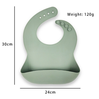 Bavoirs en Silicone pour bébé, faciles à nettoyer, durables, sans BPA, beauté des animaux