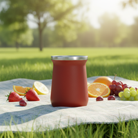Thermos en acier inoxydable avec isolation de 12 à 24 heures, design minimaliste écologique, capacité de 8 oz, isolation sous vide SS304