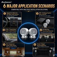 Haut-parleurs de voiture Audxeon 90dB, caisson de basses FR-3, longue durée de vie, mini taille, son Hi-Fi, système audio pour voiture