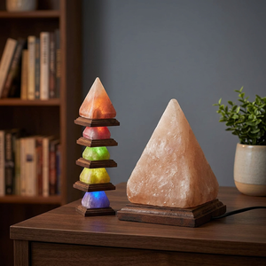Lámpara de Sal del Himalaya Rosa Hecha a Mano de la Mejor Calidad al por Mayor, Luz Nocturna USB de Nuevo Diseño, Lámpara con Forma Natural y Color Personalizado - Product Image 1