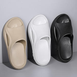 Sandales de plage décontractées pour hommes 2025, respirantes, été, extérieur, antidérapantes, pantoufles d'intérieur, éclairées, salle de bain, semelle épaisse, feutre, plastique - Product Image 3