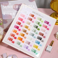 Ensemble de vernis à ongles en gel UV 32 couleurs, kit de nail art personnalisable non toxique pour les voyages, les cadeaux, la salle de classe et la manucure à domicile