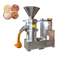 Moulin colloïdal commercial en acier inoxydable Beurre de noix Haricot Sésame Arachide Pistache Pâte d'arachide Machine à broyer les cacahuètes