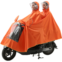 Imperméable de moto pour deux personnes OEM, poncho de pluie pour vélo électrique, poncho de pluie imperméable personnalisé