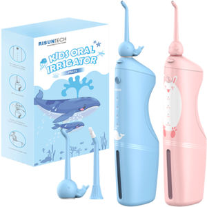 USB portatile ricaricabile elettrico elettrico per bambini Cordless di plastica per la pulizia dei denti acqua Flosser per uso domestico Hotel bambino - Product Image 1