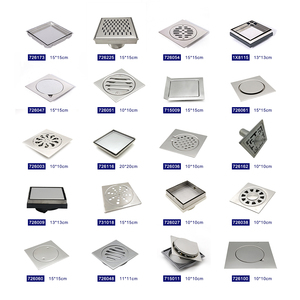 מודרני סִגְנוֹן שחור אפור אביזרי מקלחת 4 אינץ' נגד ריחות SS201 304 ניקוז רצפת נירוסטה - Product Image 6