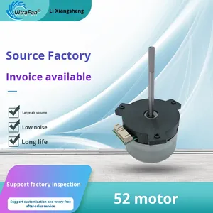 มอเตอร์พัดลมดูดอากาศขนาดเล็กแบบไร้แปรงถ่านแม่เหล็กถาวร แรงบิดสูง 52 มม. 12V/24V 20W (2000-4000 รอบต่อนาที) - Product Image 4