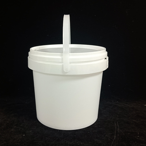Seau en plastique <span class=keywords><strong>de</strong></span> qualité alimentaire <span class=keywords><strong>de</strong></span> 5 <span class=keywords><strong>litres</strong></span>, rond, avec couvercle et poignée, bonne étanchéité, baril <span class=keywords><strong>de</strong></span> haute qualité personnalisé - Product Image 3