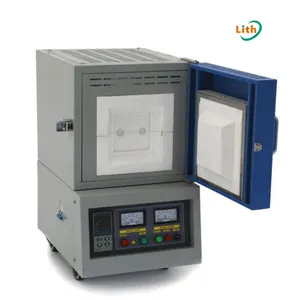 Lab Moffeloven 1400c 40 Segment Elektrische Vacuüm Moffelbox Oven W/Pc Interface Met Siliciumcarbide (Sic) Verwarmingselementen