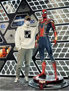 <span class=keywords><strong>Marvel</strong></span> personaggi supereroe a grandezza naturale Spiderman statua in fibra di vetro Iron uomo scultura per la <span class=keywords><strong>collezione</strong></span> - Product Image 4