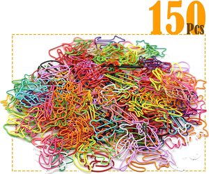 Tùy Chỉnh Hình Dạng Kim Loại Giấy Clip Trong Bộ Khác Nhau Đa Màu Sắt Dây Động Vật Nhà Máy Hình Dạng Ngôi Sao Kẹp Giấy - Product Image 4