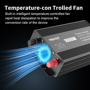 Inverter di Potenza a <span class=keywords><strong>Onda</strong></span> <span class=keywords><strong>Sinusoidale</strong></span> Pura 12V 110V 1000W DC-AC per Settore Automobilistico - Product Image 3