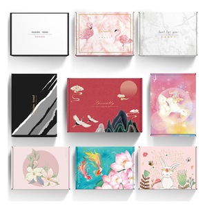 Spot Color airplane box express carton underwear packaging gift clothing corrugated foldable extra hard paper box