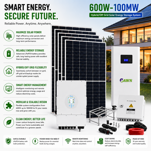 Sistema de Energía Solar Híbrido de 10kW, 12kW y 15kW, Sistema Completo de Paneles Solares para Uso Doméstico con <span class=keywords><strong>Inversor</strong></span> Deye <span class=keywords><strong>Growatt</strong></span> - Product Image 1