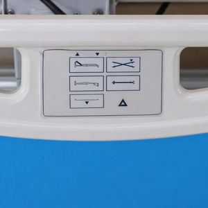 Letti Ospedalieri di Lusso per Pazienti Disabili, Letto da Degenza a Tre Funzioni Regolabili con Asta <span class=keywords><strong>Portaflebo</strong></span> - Product Image 4