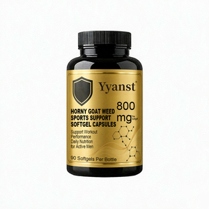 Extrait naturel de Horny Goat Weed en gélules molles 800mg 90 pièces Soutien sportif Nutrition quotidienne pour hommes actifs Complément alimentaire à base de plantes - Product Image 1