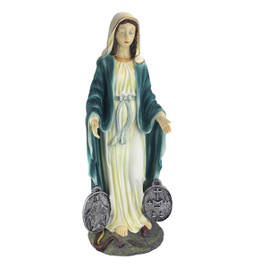 Gran nacimiento 3 piezas Virgen María, Joseph y bebé Jesús estatua al aire libre - Product Image 4