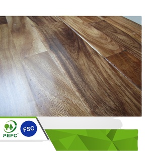 Plancher en bois dur de <span class=keywords><strong>noyer</strong></span> asiatique FJ à large lames, 1800x230x18mm, 3 lames, le plus vendu, plancher en acacia raclé à la main - Product Image 3