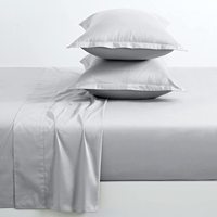 Literie de luxe en coton Pima 100% de haute qualité taille personnalisée couleur colorant solide doux soyeux hôtel maison ensemble de draps de lit