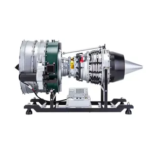 1/10 धातु जेट टरबाइन इंजन असेंबली मॉडल खिलौना उपहार 1000 + भागों जुड़वां शाफ्ट टर्बोफैन डिय किट dm119 - Product Image 4