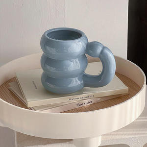 Taza de Cerámica con Diseño de Corazón de Niña, Linda y Creativa, para Desayuno, Leche, Té de la Tarde, Café - Product Image 4