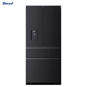 Réfrigérateur-congélateur à porte française en acier inoxydable noir 486L 220V/50Hz, best-seller pour usage domestique DM-632WS3 - Product Image 3