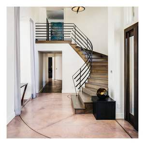 Escalera curva <span class=keywords><strong>de</strong></span> vidrio compacta con marco <span class=keywords><strong>de</strong></span> aluminio Escalera curva perfecta <span class=keywords><strong>para</strong></span> <span class=keywords><strong>espacios</strong></span> <span class=keywords><strong>pequeños</strong></span> y decoración moderna - Product Image 6