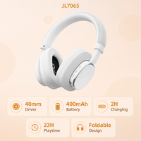 Meilleure vente casque supra-auriculaire sans fil écouteurs de sport son stéréo casque ANC à suppression active du bruit
