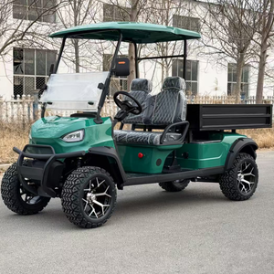 Voitures de golf électriques d'usine à prix bas, buggy à vendre, voitures de club chinoises avec benne de chargement - Product Image 5