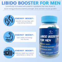 Booster de Libido pour Hommes Meilleure Vente OEM Complément Alimentaire Supplément d'Équilibre Hormonal Herba Soutien Booster de Libido Gommes