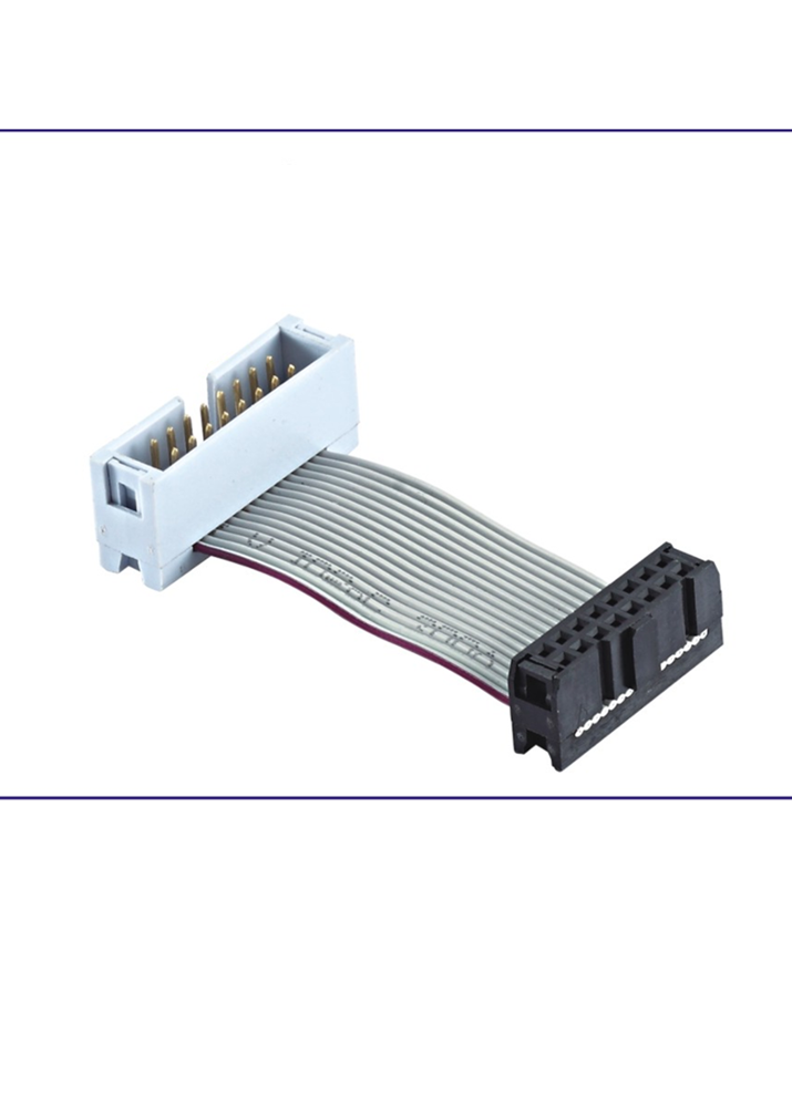 Idc cable con UL2651 1,27mm 2,0mm 2,54mm/doble 2 3 4 5 6 7 8 9 10 12 14 16 18 20 24 30 de 40 pines con cable plano