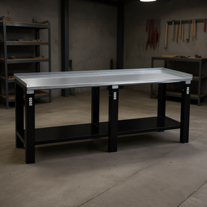 Banc de travail industriel robuste 506 Th Workbench avec plateau en acier 72 po x 30 po x 34 po - Product Image 3