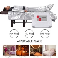 Couverture de massage portable à pression d'air pour le corps entier, équipement de spa détox, machine de pressothérapie amincissante