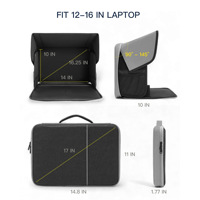 Tas Laptop Desain 2 in 1 Pelindung Matahari Luar Ruangan Lipat Portabel untuk Laptop Bekerja di Luar Ruangan